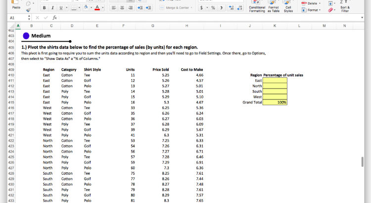 excel training courses