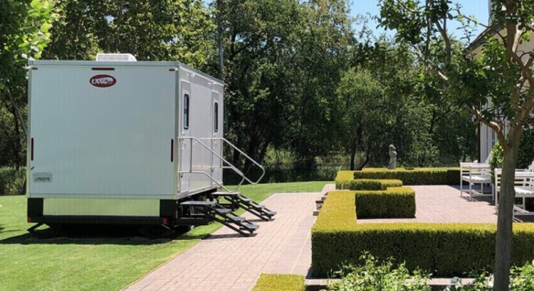 Luxury portable restrooms